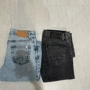 PacSun Blue and Black Jeans Classic Style